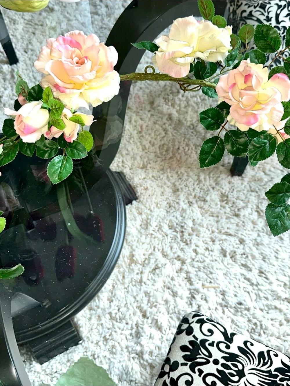 3- Silk Swags 1-Blue 2- pink 3- white Floral Greenery
